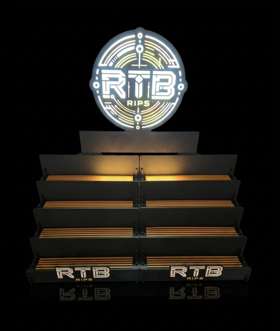 Custom Logo 4 Tier Stand