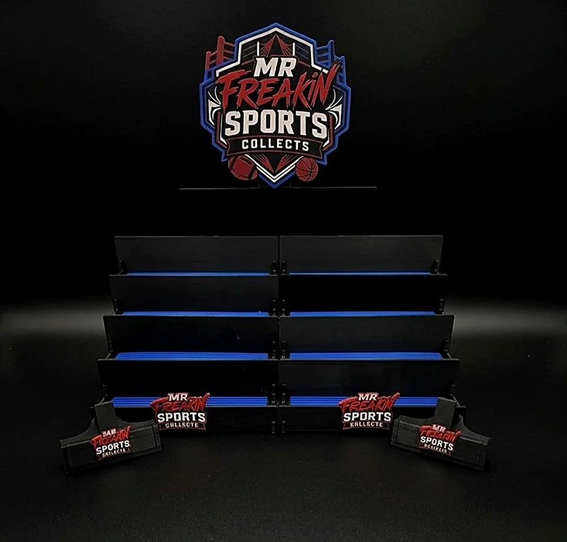 The Centerpiece – custom tiered trading card display stand
